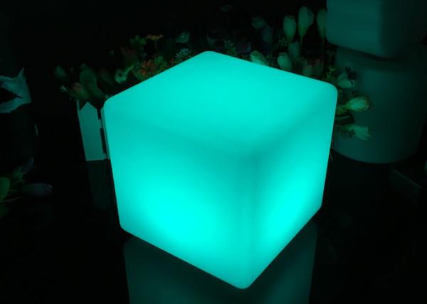cor de 30Cm/de 40cm que muda o tamborete do cubo do diodo emissor de luz para o jardim exterior decorativo