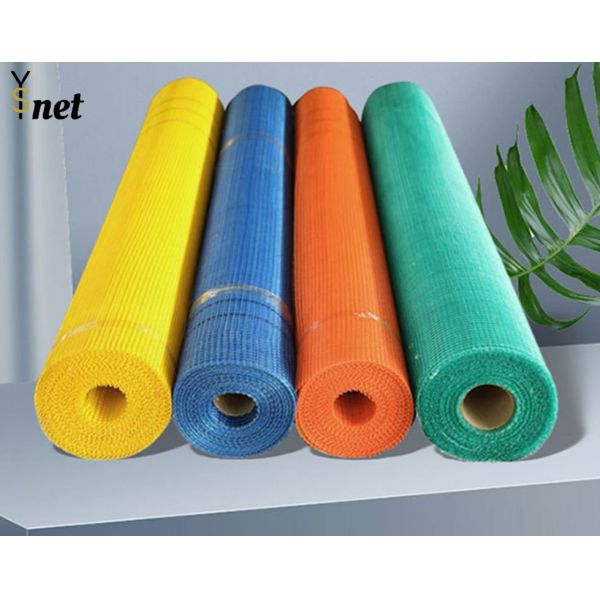 Alkali Free Epoxy Fiberglass Mesh 145 Gr 5x5 Mesh Fiber Construction Woven Reinforcing Mesh Roll
