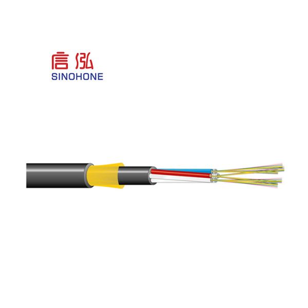 48 Core Optical Fiber Cable , Buried Fiber Optic Cable High Strength