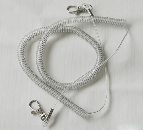 Boat safety braid line heavy duty fishing lanyard cable fishing rod protector gray rope