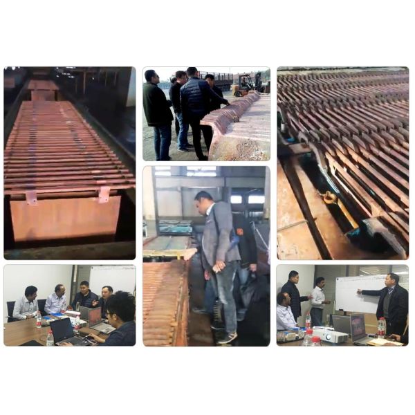 Recycle Designed Copper Electrorefining Plant Copper Cathode Production Line