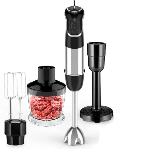 5 In 1 Stick Hand Blender Stainless steel Body With Variable Speeds