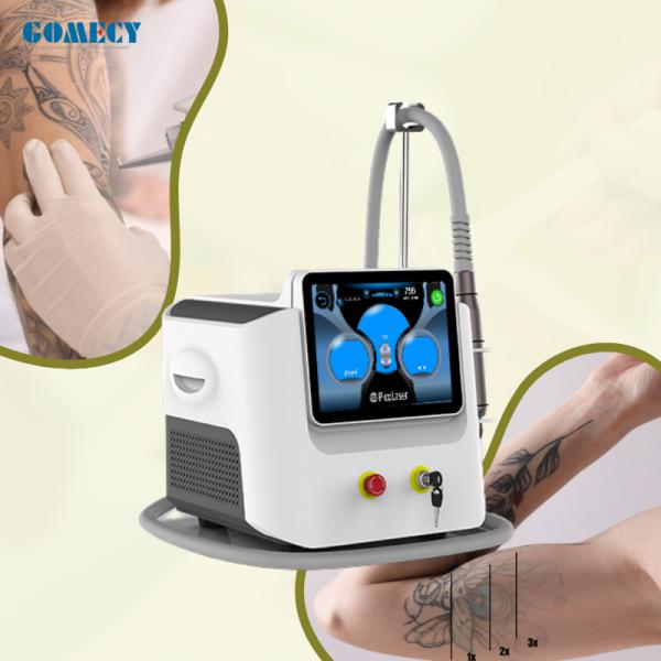 Professional Q Switched Nd YAG Laser Machine Multi Wavelength 532nm 755nm 1064nm 1320nm for Tattoo and Pigment Removal