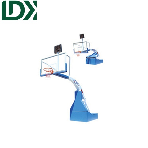 Training 450mm Rim Hydraulic Basketball Hoop Indoor Portable Basketball Net