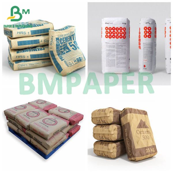 70gsm Semi Extensible Sack Krafe Paper  In 2 - Ply 3 - Ply Cement Bags
