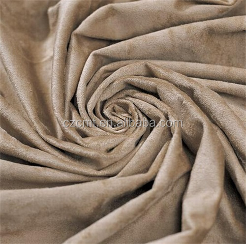 Soft and Comfortable 100% Polyester Microfiber Suede Fabric for Sofa