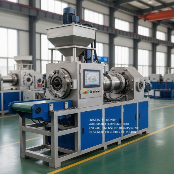 Rubber Extruder Technology Enabling Smooth Rubber Material Flow With Customizable Parameters For Diverse Industrial Uses