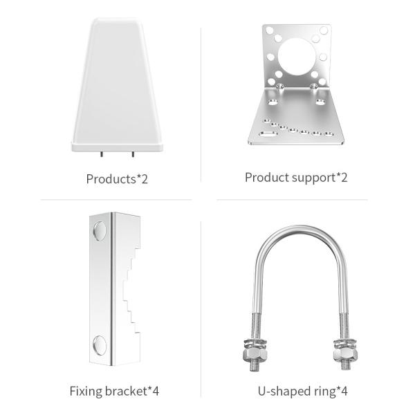 LPDA Outdoor 4G LTE 4G Router Antenna com suporte a cabo coaxial 5M 2G 3G 4G Rede