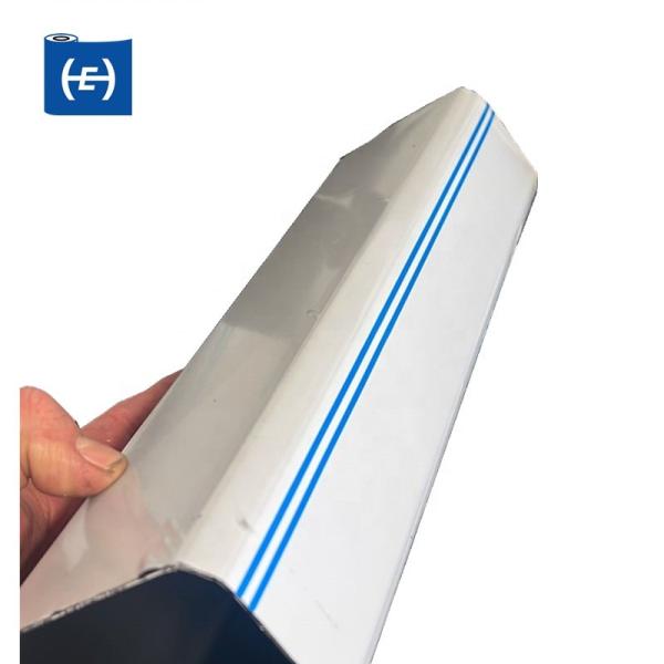 PE Material 70 0r 80 Micron Black And White Color Aluminium Gutter Downspout Profile Protection Film