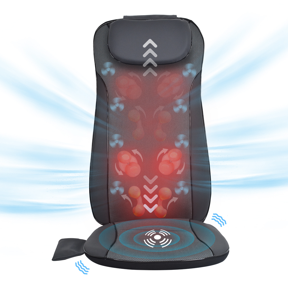 High Quality Electric Shiatsu Back Vibration Massage Cushion with Heat and Cool
