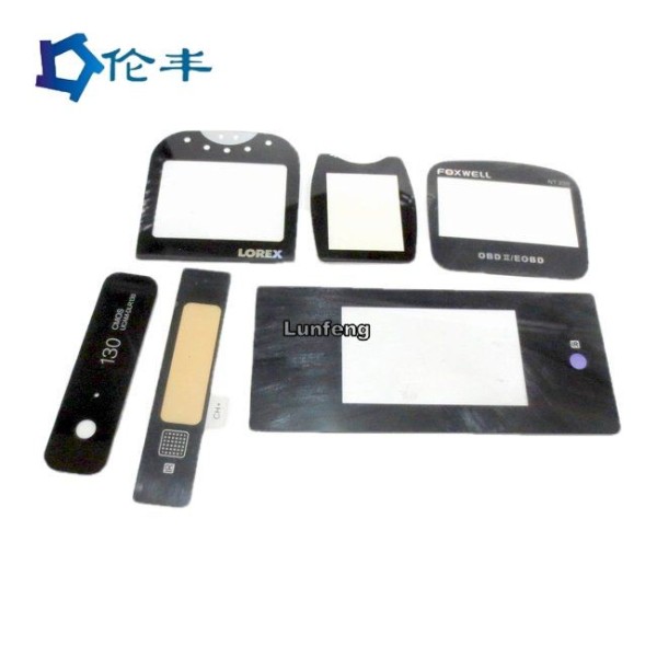 CNC Cutting Acrylic Front Panel with Silk Screen Printing and Temperature Resistance for Industrial Control Panels