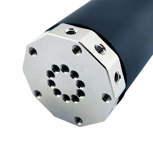 10-channel Pneumatic Slip Ring with M5 port size and vacuum optimized for reliable multi-channel rotary sealing