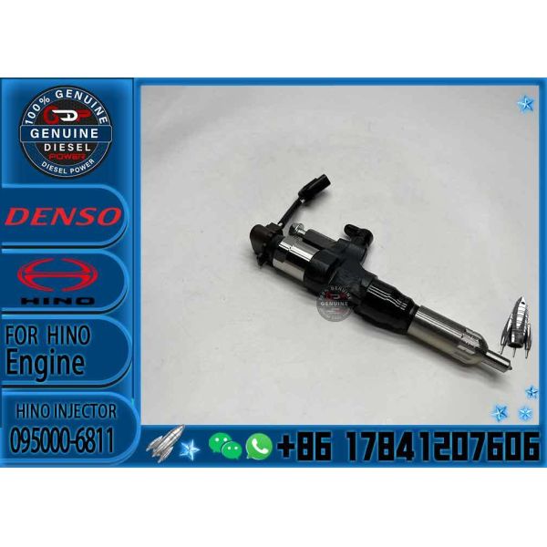 Promoción Venta Caliente Piezas de Excavadora Inyector de Combustible Diésel 23670E0201 Inyector Common Rail 095000-6811 23670E0201