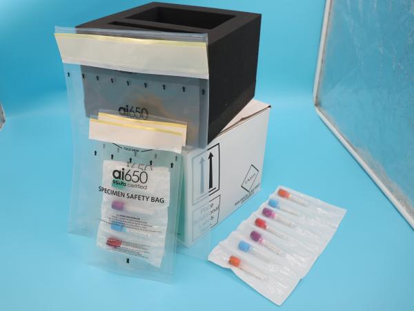 95kPa Bags Plastic Blood Sample Collection Box Insulated Shipping Kits