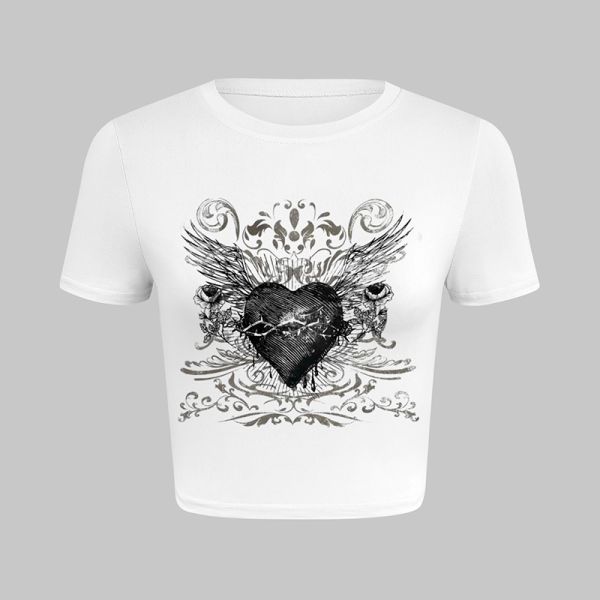 Closure Type Summer T Shirts Ladies Fashionable Prints Funny Shirts For Women