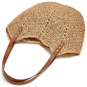 Straw Bags for Women Summer Beach Woven Tote Hobo Handbag Casual Straw Shoulder Bags for Travel Vocation