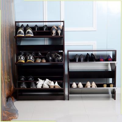5 organizador Cabinet da sapata das gavetas 1.7M Multifunctional Stackable Wood