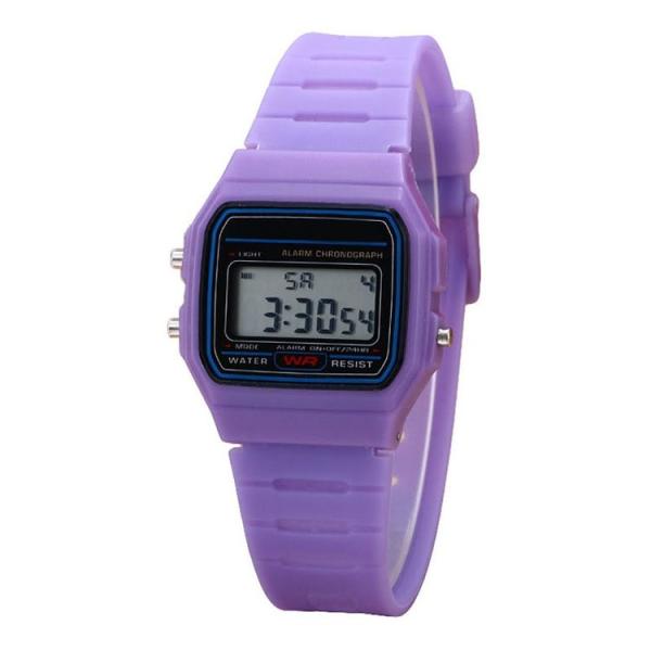 das mulheres roxas de Japão Movt de quartzo do relógio 24cm do silicone do OEM de 36mm o relógio