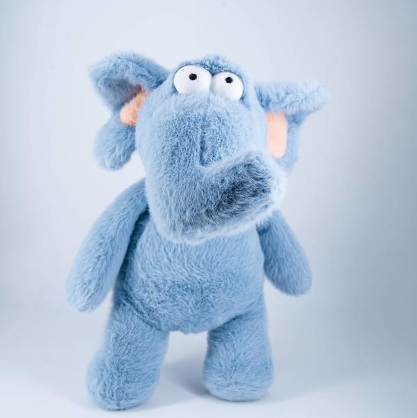 Éléphant bleu animal fourré pour les enfants super cadeaux pour les anniversaires