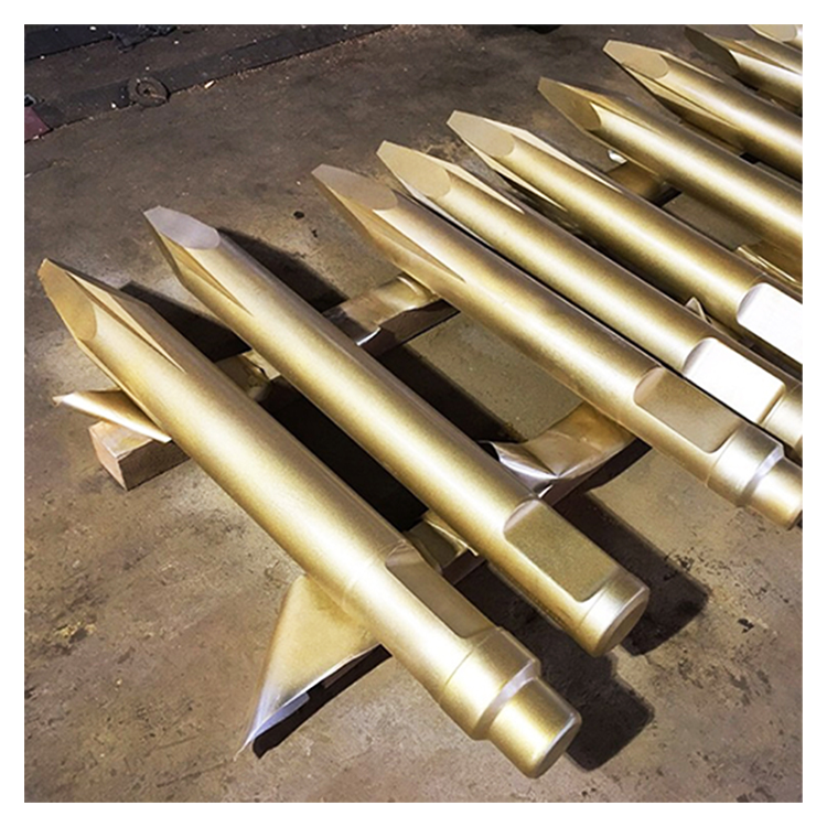 Excavator Breaker Hammer Drill Rod / Rammed Drill Rod For Excavator