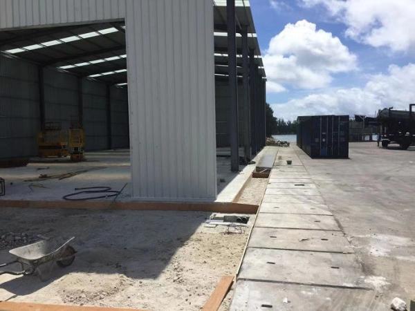 Corrugated Sheet Roof Quick Steel Buildings Industry Warehouse With Window
