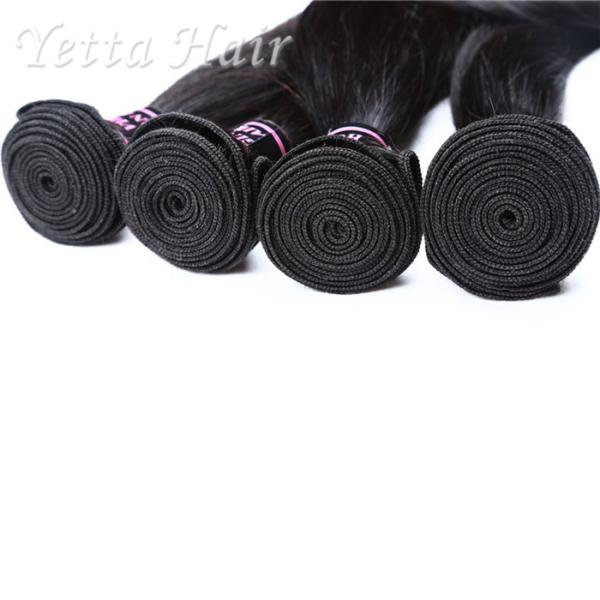 Dyeable Double Wefted Real Indian Human Hair Weave Luster And Silky