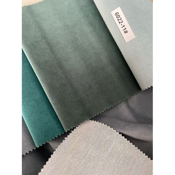 100%Polyester knitted home textile fabric for sofa dyed plain velvet fabric for home decoration