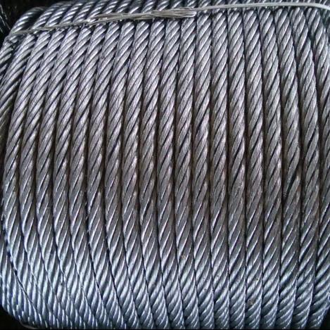 26mm Galvanizing steel core High-carbon steel wire Wire rope for  marine cranes