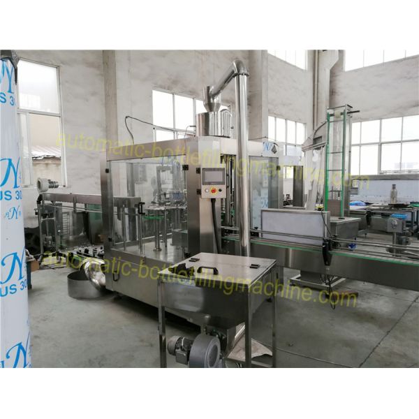 Small Capacity Fully Automatic Bottle Filling Machines 3 In 1 For Still / Flavor Water CGF8-8-3