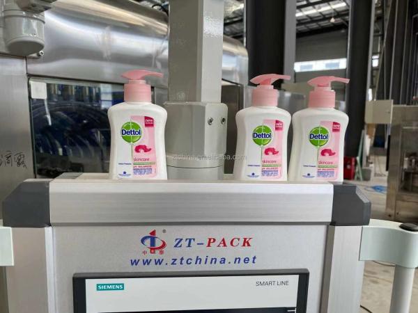 Linear Piston Gel Liquid Detergent Hand Soap Dishwasher Plastic Bottle Filling Machine