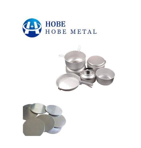 épaisseur H12 1050 de 8.0mm 1100 cercles en aluminium de disques
