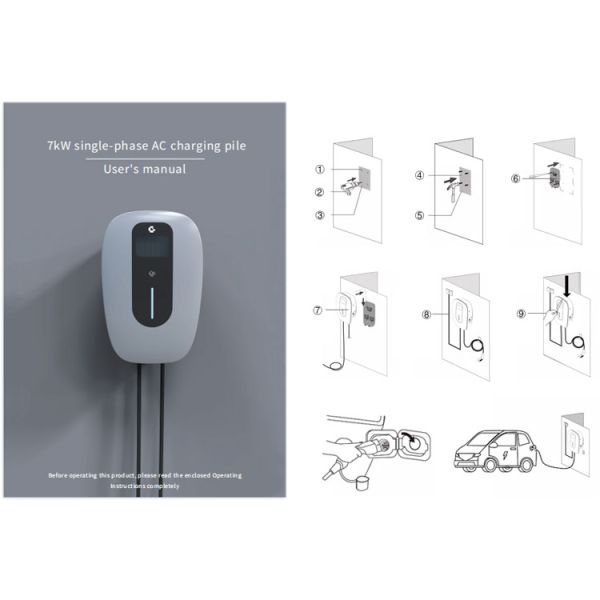 Куча IEC 62196 домашняя EV уровня 2 зарядной станции 400VAC 22kw EV поручая