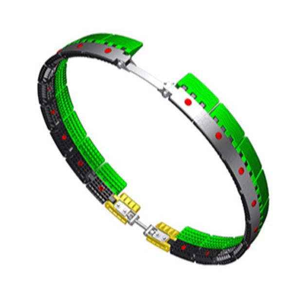 Black Run Flat Tyre System With Polymer Military Engineering Grade Synthetic Materials
