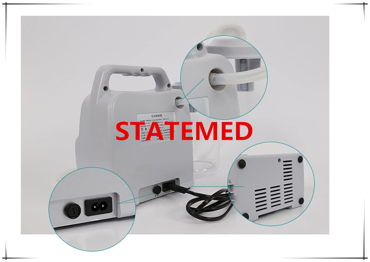 1000 ML ABS Or PVC Electrical Sputum Aspirator Consumable Medical Suppliers