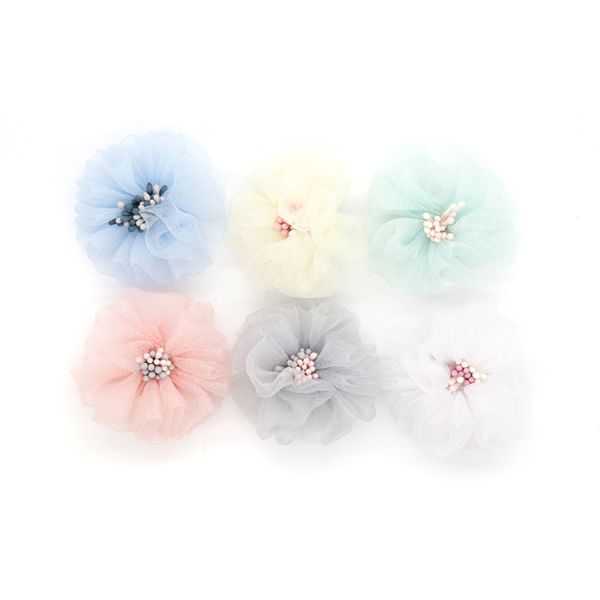 Fashion Style Shoe Lace Flowers With Special Cloth Material For Women