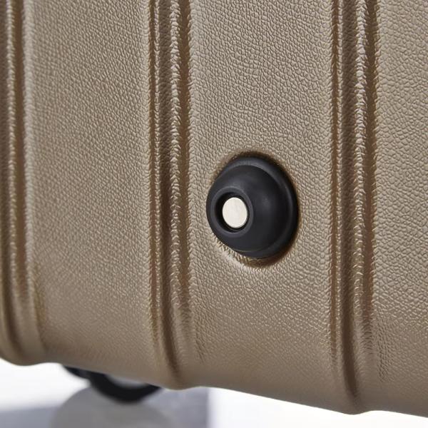 Unisex Brown Multipurpose Sports Trolley Case TSA Lock for Small PC 4-Wheel Shirt Suitcases Luggage