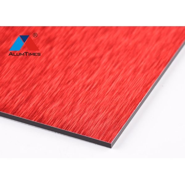превосходная качественная панель финиша щетки панели сэндвича крыши огнеупорная алюминиевая составная