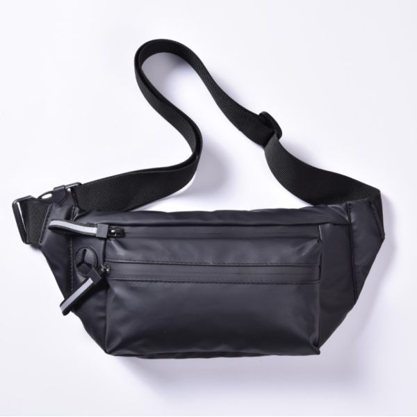 Fabric Sport Waist Bag Pouch Lightweight Bum Bag Zipper Custom Logo