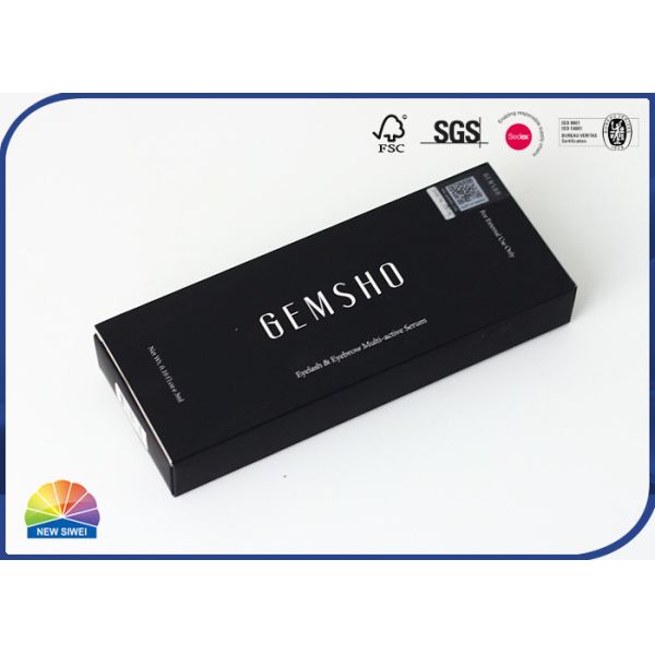 万年筆によって蝶番を付けられるふたのギフト用の箱の光沢のあるラミネーション ホイルの押すこと