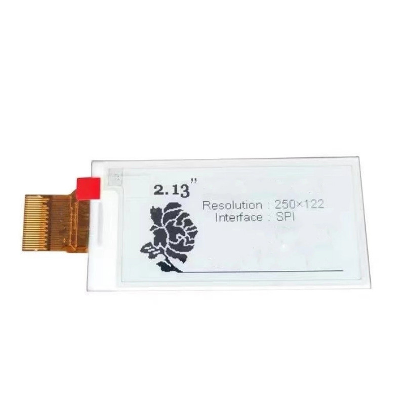 2,13-дюймовый дисплейный модуль Epaper Дисплей с широким углом обзора 122x250 и меньшим потреблением SPI E-Ink Paper Display