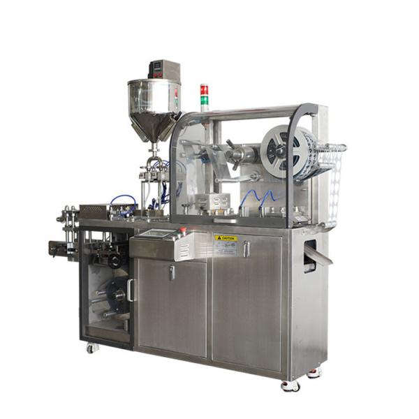 Plastic Tablet Aluminum Blister Packing Machine 110mm Feed Travel