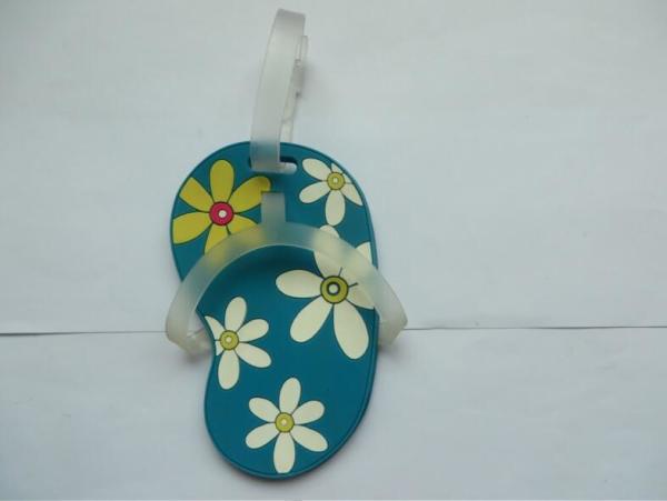 Personalized Club De Golf Levis Member 3D Soft PVC Travel Hang Bag Tags / Name Card Tags For Club Big Event