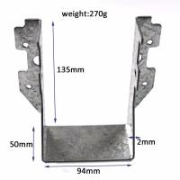 Braquette à charge lourde personnalisée Braquette à tresse en acier inoxydable durable anti-corrosion perforante métallique d'estampage