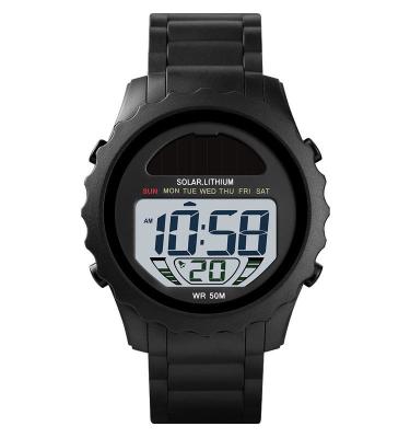 solar watches women 1585 new design relojes hombre skmei digital wrist watches men sports waterproof solar watch