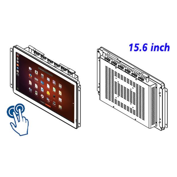 15.6-Inch Linux All-in-One Device for Logistics Dashboards, Security Panels, Medical Displays, and Smart Retail Systems