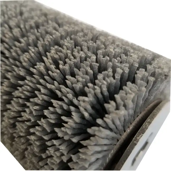 Промышленный абразивный нейлоновый колёсный щетка проволочный ролик для дебурирования