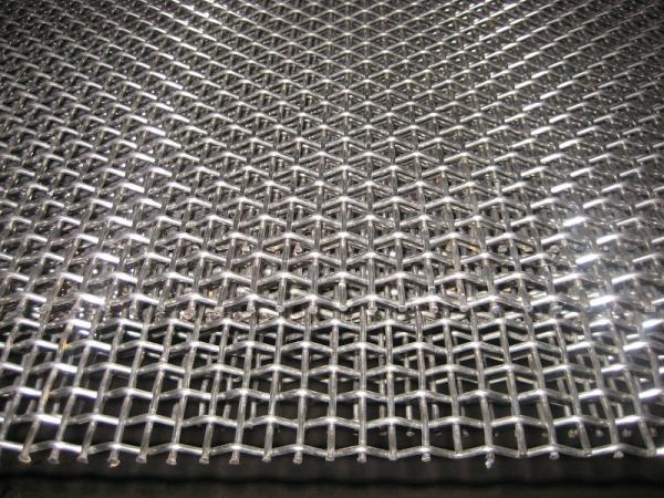 Square Hole Shape Vibrating Screen Wire Mesh 100mmx100mm Durable For Mine Sieving