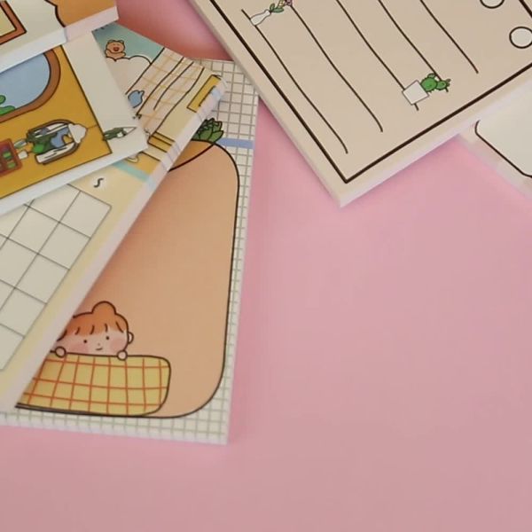 8 colores estilo tapa dura lindo 3 agujeros hoja suelta recargar portada de cuaderno Mini carpeta de archivos de PVC