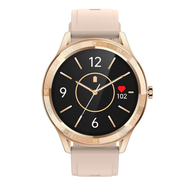 ouro de Rate Monitoring Smart Watch GR5515 IP67 do coração BT5.0 de 1.28in impermeável