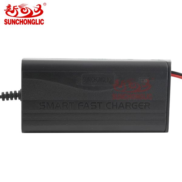12V 5A Portable Smart PWM Battery Charger with Three-Phase Input and Anti-Dehydration for AGM/GEL Batteries